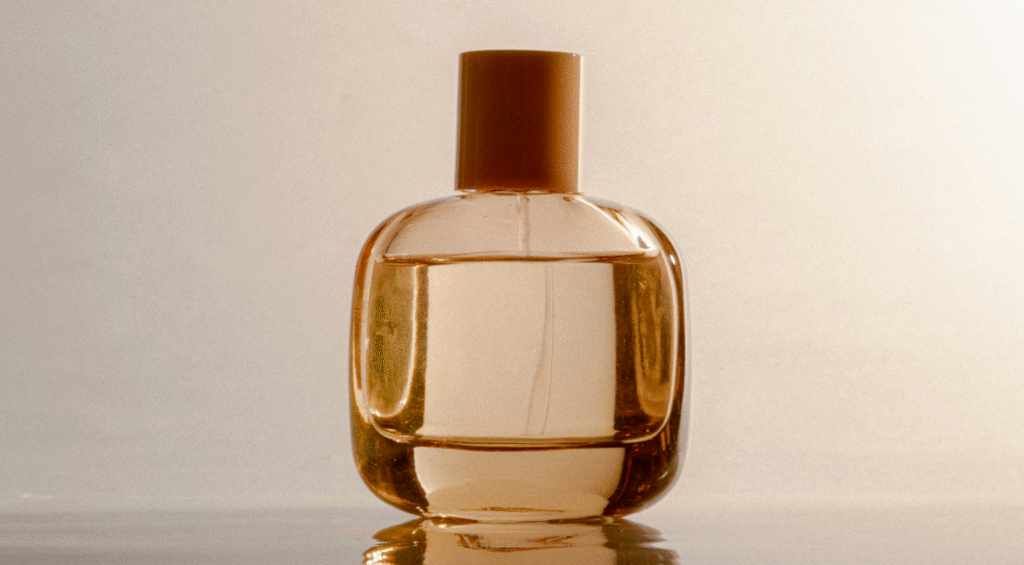 Luxury perfume bottle showcasing Fragmend premium fragrance brand in Kerala