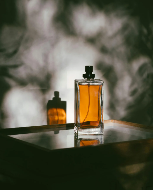 Lilly Veil luxury fragrance bottle with soft floral and smoky ambiance